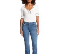Morgan Damen 261-miren Pullover, Off White/Schwarz, XS