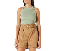 Morgan Damen Debardeur Col Rond Details Oeillets 221-mzava Tanktop, hellgrün, Large