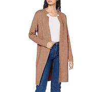 Morgan Damen Gilet Long Mblock Strickjacke, Kamel, TXS