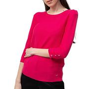 Morgan Damen Pullover Knöpfe Mlog Sweater, Bonbon, Small Kurz