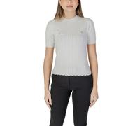 Morgan De Toi Elegant White Damen T-Shirt - Größe: L