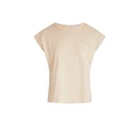 Morgan De Toi Frühling Sommer Damen T-Shirt Beige Kurzarm - Größe: L