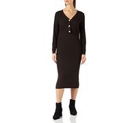Morgan Eng anliegendes 2-in-1-Pullover-Kleid, Coffee, Small