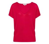 Morgan Kurzarm-Pullover mit V-Kragen Bougainvillier L