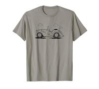 Morgan Plus 4 Cartoon Cute British Sportscar T-Shirt