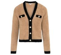 Morgan Pullover, zweifarbig, mit Haargarn