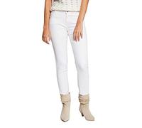 Morgan Röhrenhose mit niedriger Taille Off White 34W