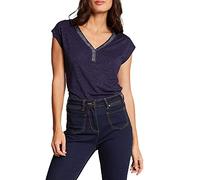 Morgan T-Shirt, kurzärmlig, Rundhalsausschnitt, Marineblau, Größe XS