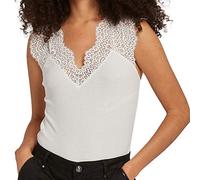 Morgan Top mit breiten Trägern und aus Spitze Ecru L