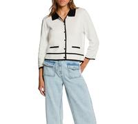 Morgan Weste, Off White/Schwarz, XL