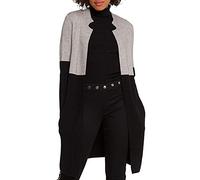 Morgan Women's Gilet Long MBLOCK Cardigan Sweater, SCHWARZ, TS