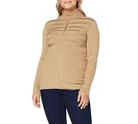 Morgan Women's Pull fin col roulé MENTOS Pullover Sweater, Kamel, TXL