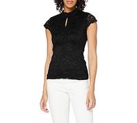 Morgan Women's Tshirt Dentelle DNEMA T-Shirt, Schwarz XS