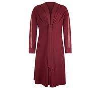 Morgenmantel LISCA "Damen Morgenmantel, 100 cm Adventure", Damen, Gr. XL, rot (garnet rot), Modal, Hausmäntel (63618853-XL) garnet rot