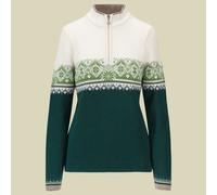 Dale of Norway - Women's St. Moritz - Merinopullover, Gr. L, grün (Pinegreen/OffWhite/Springgreen)