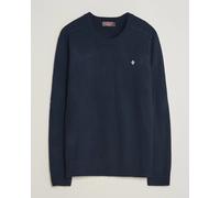Morris Hertford Lambswool Crew Neck Navy Blau S