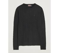 Morris Merino Cable O-Neck Black Schwarz XL