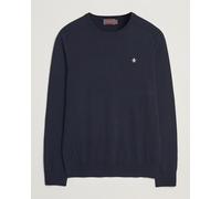 Morris Merino O-Neck Navy Blau M