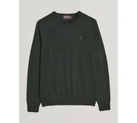 Morris Merino O-neck Olive Melange Grün M