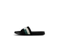 MORRO BAY STRIPES slipper-Black-Posy Green-46