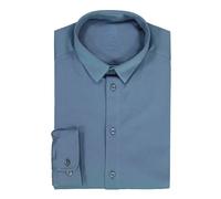 MOS MOSH Gallery. Hemd Herren Slim Fit Langarm Jersey blau, S