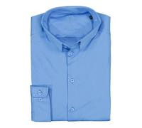 MOS MOSH Gallery. Hemd Herren Slim Fit Langarm Jersey blau, XXL