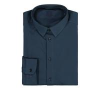 MOS MOSH Gallery. Hemden Herren Slim Fit Langarm Kent-Kragen Jersey blau, M