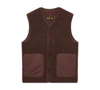 MOS MOSH GALLERY - MMGHarry Waistcoat chocolate brown - Gr. - L