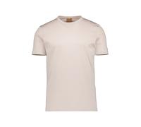 MOS MOSH Gallery. T-Shirt Herren Regular Fit Kurzarm Baumwolle beige, L