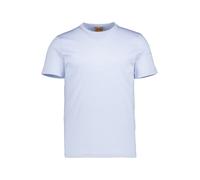 MOS MOSH Gallery. T-Shirt Herren Regular Fit Kurzarm Baumwolle blau, XXL