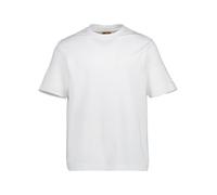 MOS MOSH Gallery. T-Shirt Herren Regular Fit Kurzarm Bio-Baumwolle weiß, M