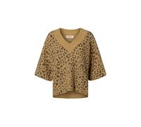 MOS MOSH Kurzarm-Pullover mit Alpaka-Anteil Damen camel, M