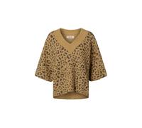 MOS MOSH Kurzarm-Pullover mit Alpaka-Anteil Damen camel, S