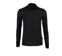 Mos Mosh Langarm Rollkragenpullover Rollkragen Lurex schwarz Größe M