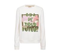 MOS MOSH - MMAtika O-LS Glam Sweatshirt white - Gr. - S