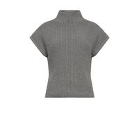 MOS MOSH - MMBiola Bine Knit Vest grey melange - Gr. - M
