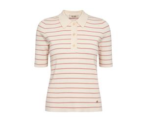 MOS MOSH - MMCaliz Stripe SS Knit peachy - Gr. - L