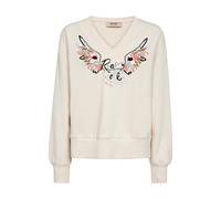 MOS MOSH - MMCosette V-LS Spring Sweatshirt ecru - Gr. - M