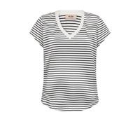 MOS MOSH - MMKala V-SS Stripe Tee salute navy - Gr. - M