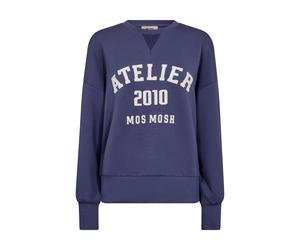 MOS MOSH - MMNima O-LS Sweatshirt crown blue - Gr. - L