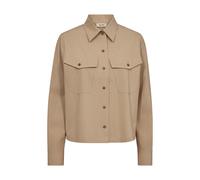 MOS MOSH Relaxed Fit Bluse mit Brusttaschen Modell 'PHILA' in Sand, Größe 36