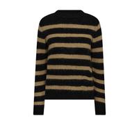 MOS MOSH - MMThora Stripe Crewneck Knit black - Gr. - L