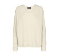 Mos Mosh Pullover MMTHORA V-Ausschnitt Strick creme Größe S