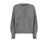 MOS MOSH - MMThora V-Neck Knit Cardigan grey melange - Gr. - S