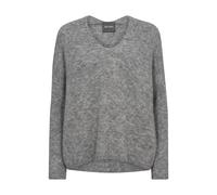 MOS MOSH - MMThora V-Neck Knit grey melange - Gr. - XS