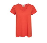 MOS MOSH - MMTulli V-SS Basic Tee spicy orange - Gr. - L