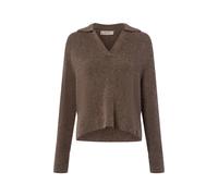 MOS MOSH Strickpullover mit Alpaka-Anteil Damen taupe, M