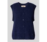 MOS MOSH Strickweste mit Alpaka- und Wollanteil Damen marine, XS