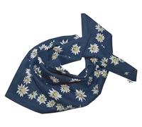 Moschen-Bayern Trachtenhalstuch Trachtentuch Halstuch Edelweiß Trachten Damen Herren Nickituch Edelweißtuch Blau