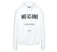 Moschino - "Couture Milano" Kapuzenpullover für Herren/Damen Unisex (Weiß) XL